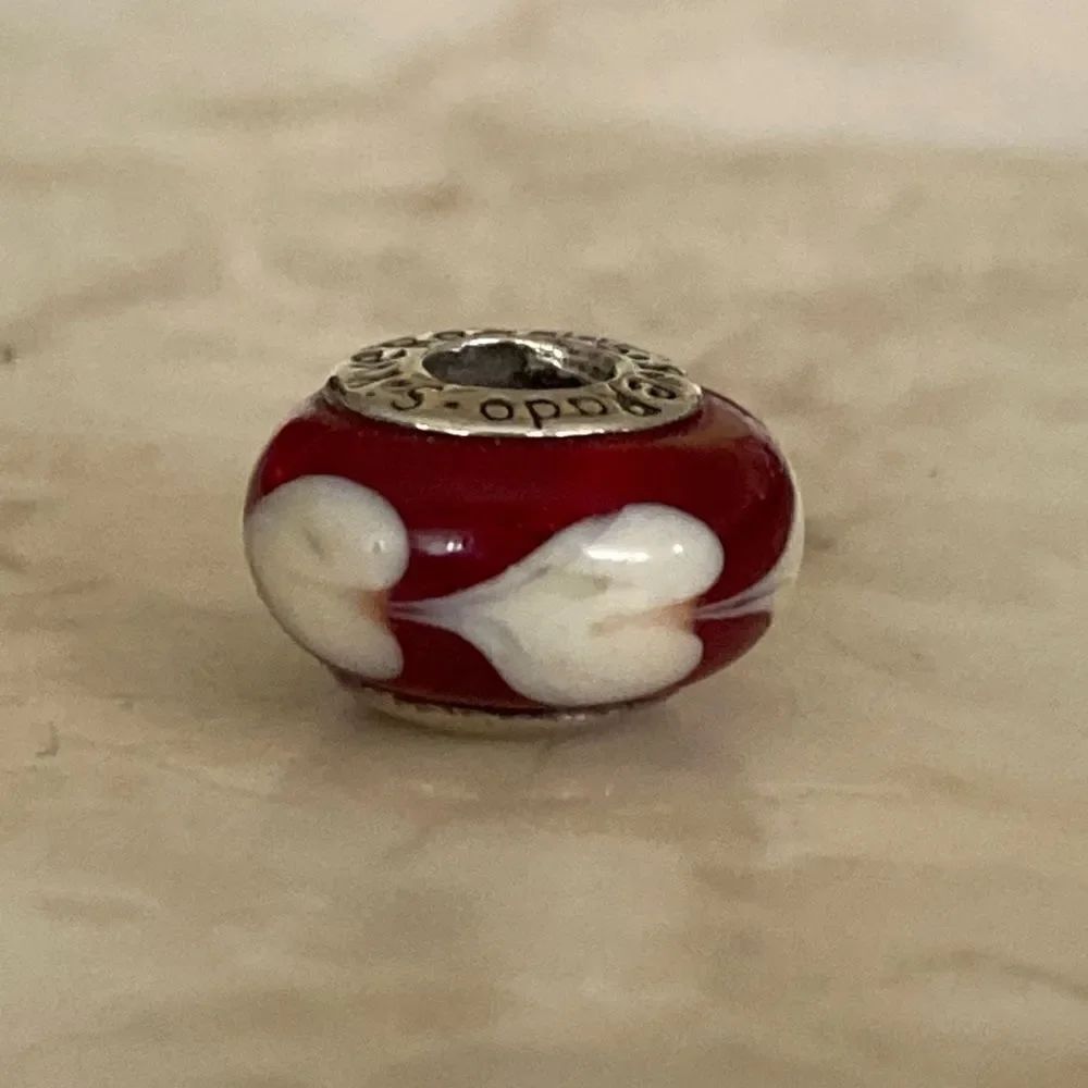 SilverRado Murano Glass & Sterling Silver Charm Bracelet Bead